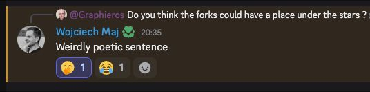 Screenshot of a mannequin wearing a t-shirt with 'I was there before bikeshedding'